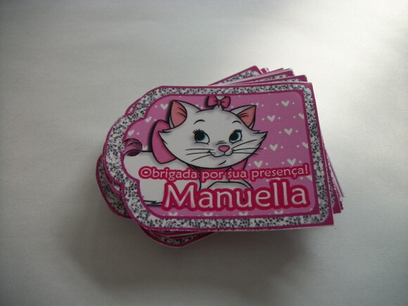Tags Personalizados Gata Marie