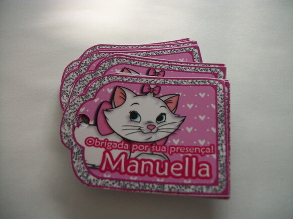 Tags Personalizados Gata Marie