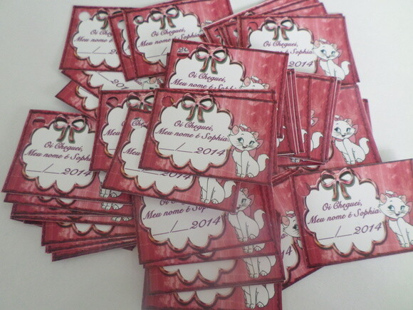 Tags Personalizados Gata Marie