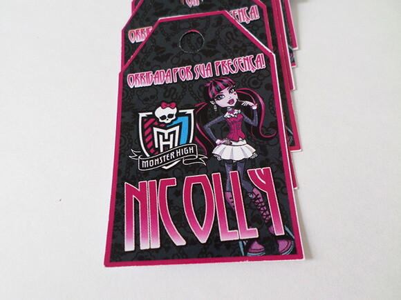 Tags Personalizados Monster High
