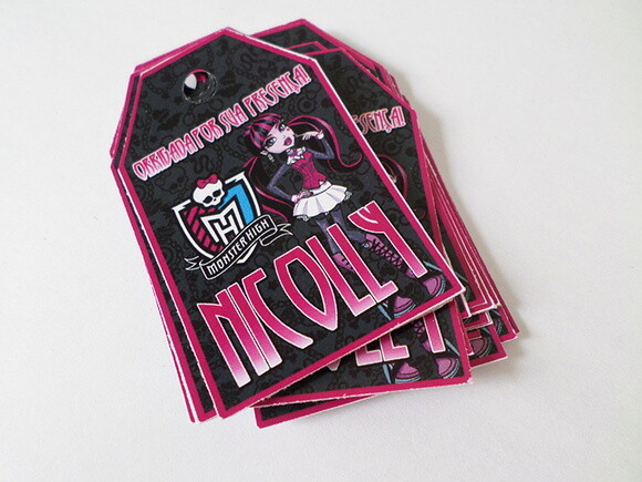Tags Personalizados Monster High