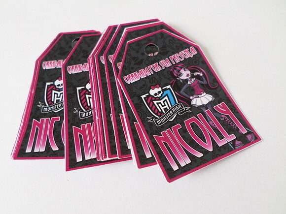 Tags Personalizados Monster High