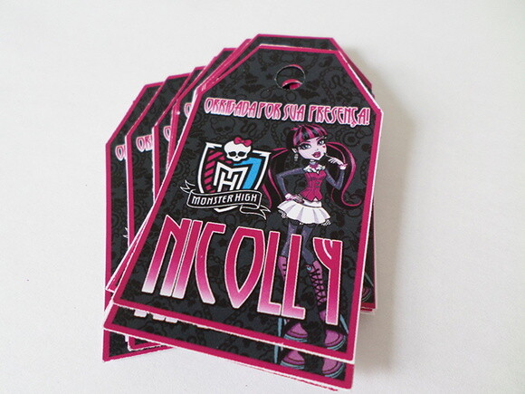 Tags Personalizados Monster High
