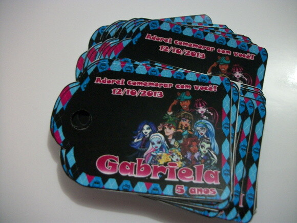 Tags Personalizados Monster High