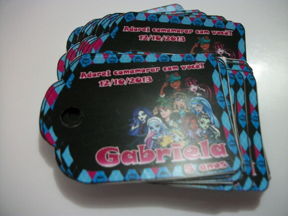 Tags Personalizados Monster High