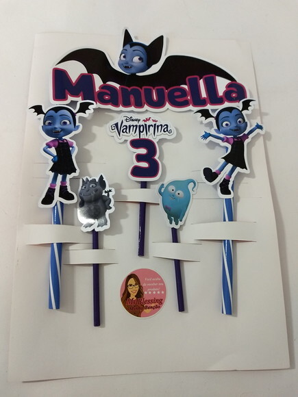 Topo de Bolo da Vampirina