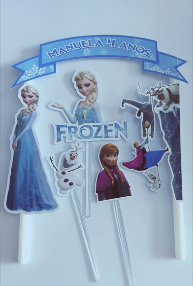 Topo de Bolo Frozen