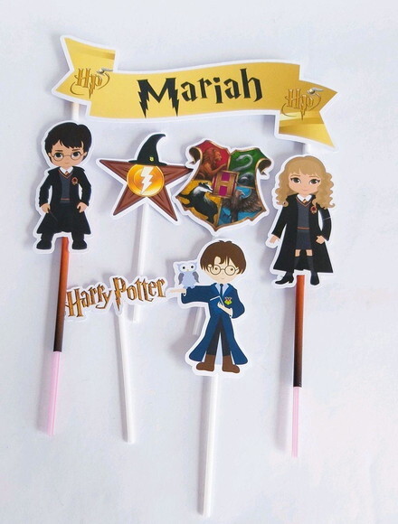 Topo de Bolo Harry Potter