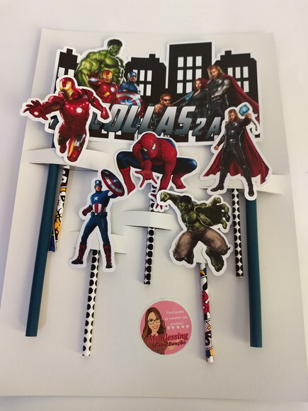 Topo de bolo os vingadores