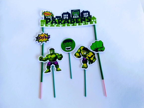 Topo de Bolo Personalizado Huck