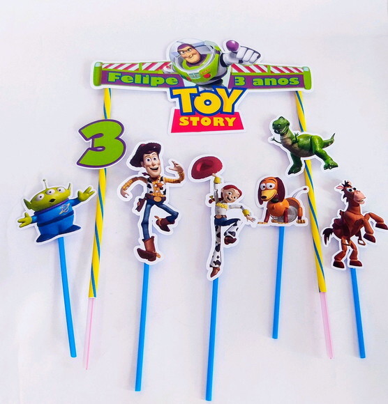 Topo de Bolo Toy Story