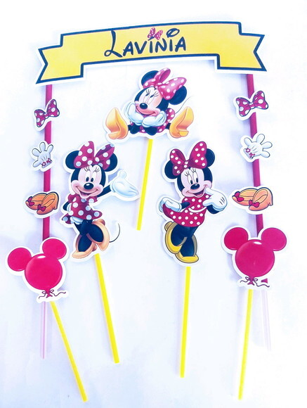 Topo para Bolo da Minnie