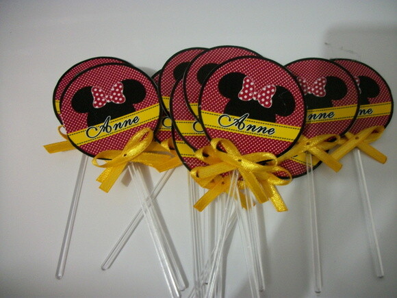 Topper Personalizado da Minnie