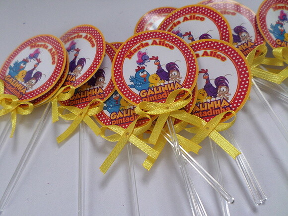 Topper Personalizado Galinha Pintadinha
