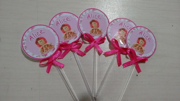 toppers boneca de pano