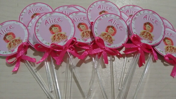 toppers boneca de pano