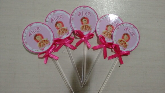 toppers boneca de pano