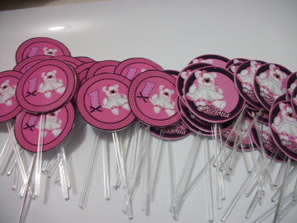 Toppers Cupcakes Personalizados