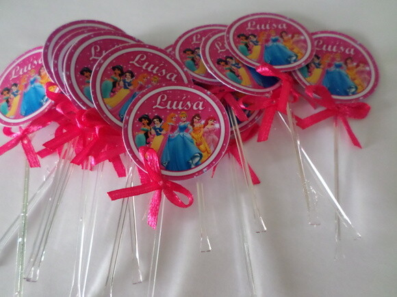 Toppers Personalizados as princesas