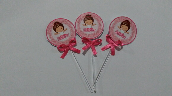 Toppers Personalizados bailarina