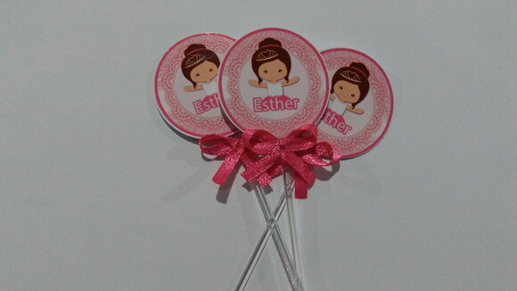 Toppers Personalizados bailarina