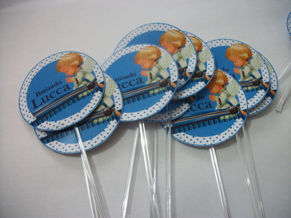 Toppers Personalizados Batizado