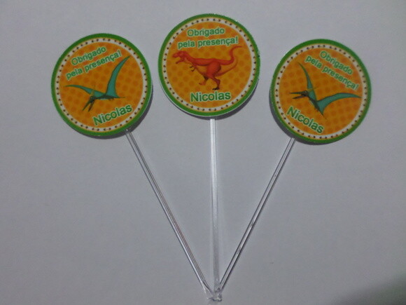 Toppers Personalizados dinossauros