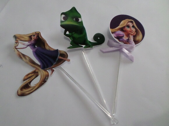 Toppers Personalizados enrolados