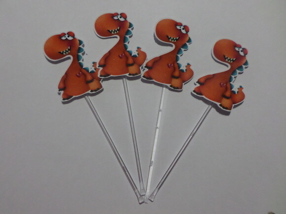 Toppers Personalizados dinossauros