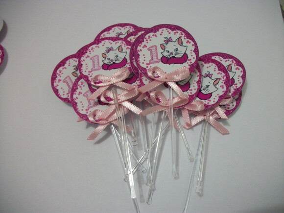 Toppers Personalizados gata marie