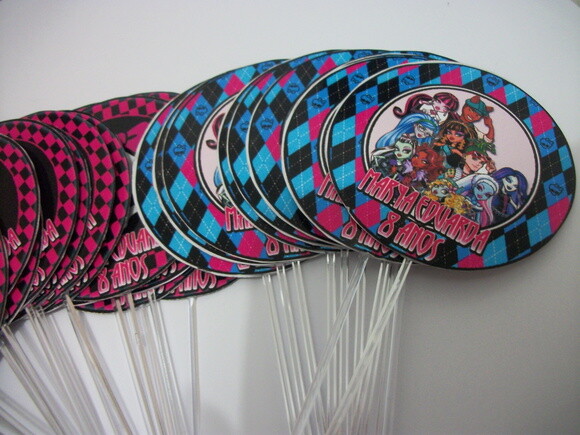 Toppers Personalizados monster high
