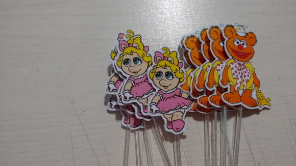 Toppers Personalizados os muppets
