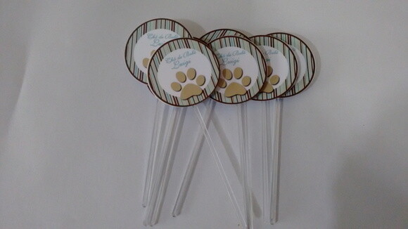 Toppers personalizados ursinho