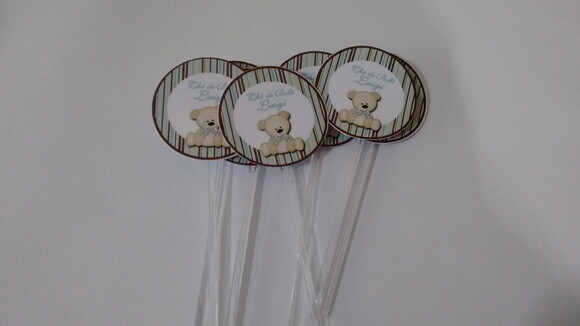 Toppers personalizados ursinho