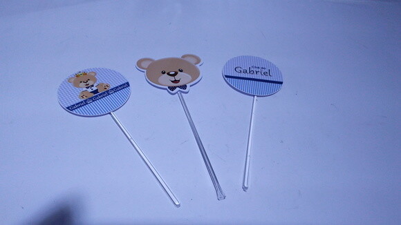 Toppers Personalizados Ursinho