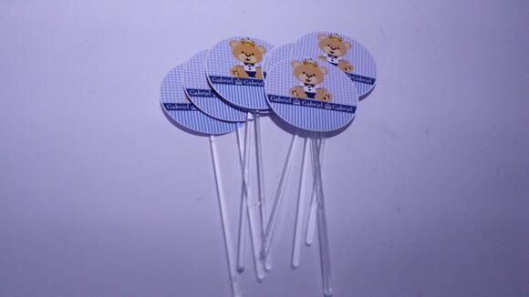 Toppers Personalizados Ursinho