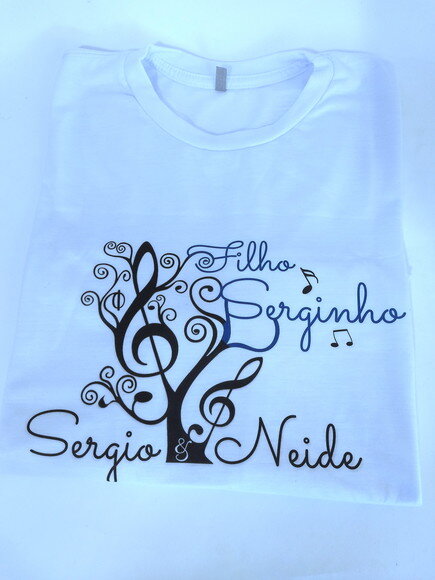 3 Camiseta personalizada musica