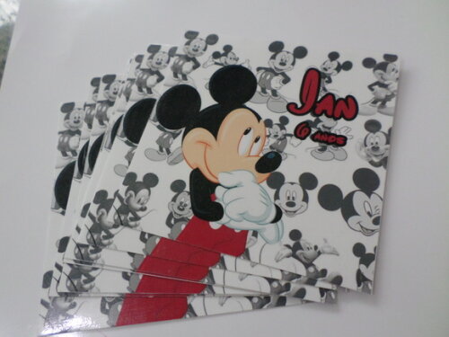 Adesivo para Caixa mdf Mickey