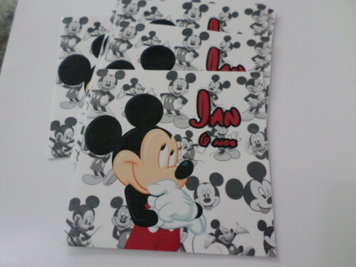 Adesivo para Caixa mdf Mickey