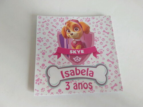 Adesivo para sacola Personalizada