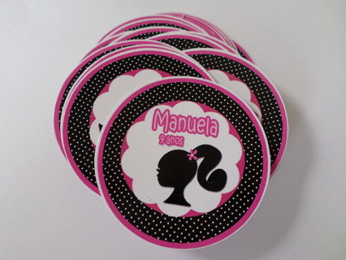 Adesivos Para Latinha DA BARBIE