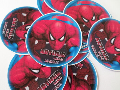 Adesivos Para Latinha homem aranha