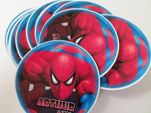 Adesivos Para Latinha homem aranha