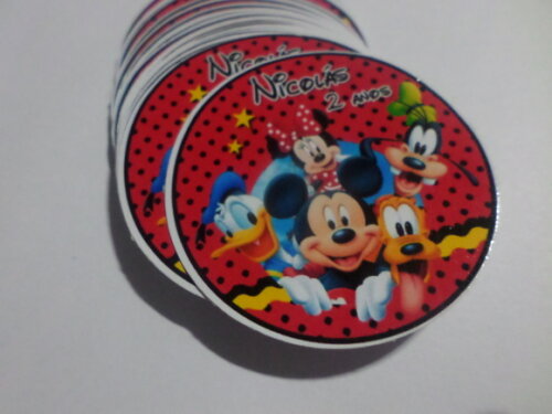 Adesivos para Latinha Mickey
