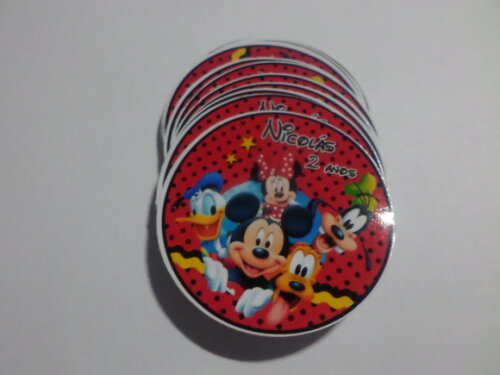 Adesivos para Latinha Mickey
