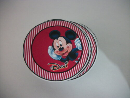 Adesivos  Para Latinha Mickey