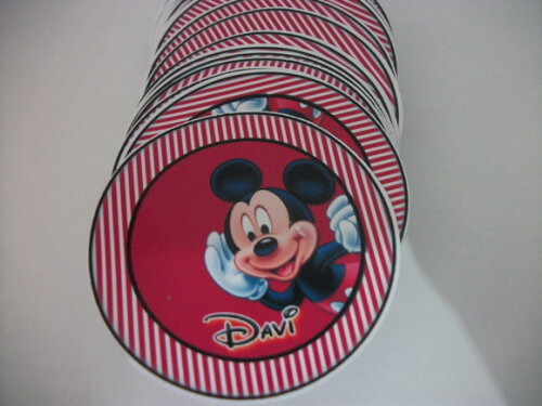 Adesivos  Para Latinha Mickey