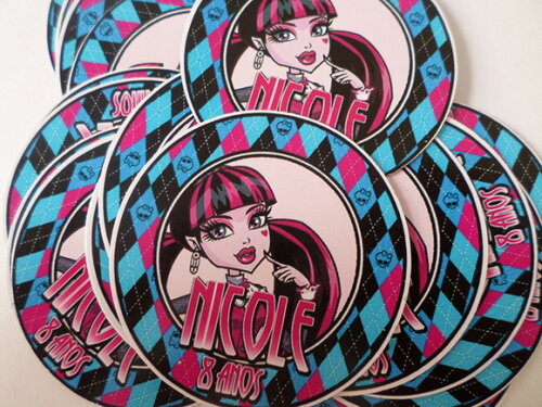 Adesivos Para Latinha monster high