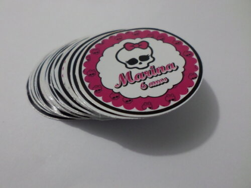 Adesivos Para Latinha Monster High