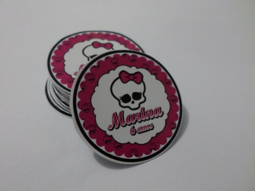 Adesivos Para Latinha Monster High